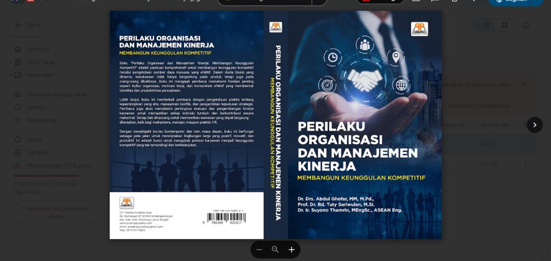 Perilaku Organisasi dan Manajemen Kinerja : Membangun Keunggulan Kompetitif